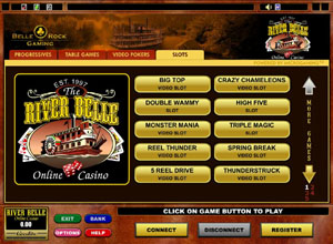 RiverBelle has one of the most popular flash casinos online!